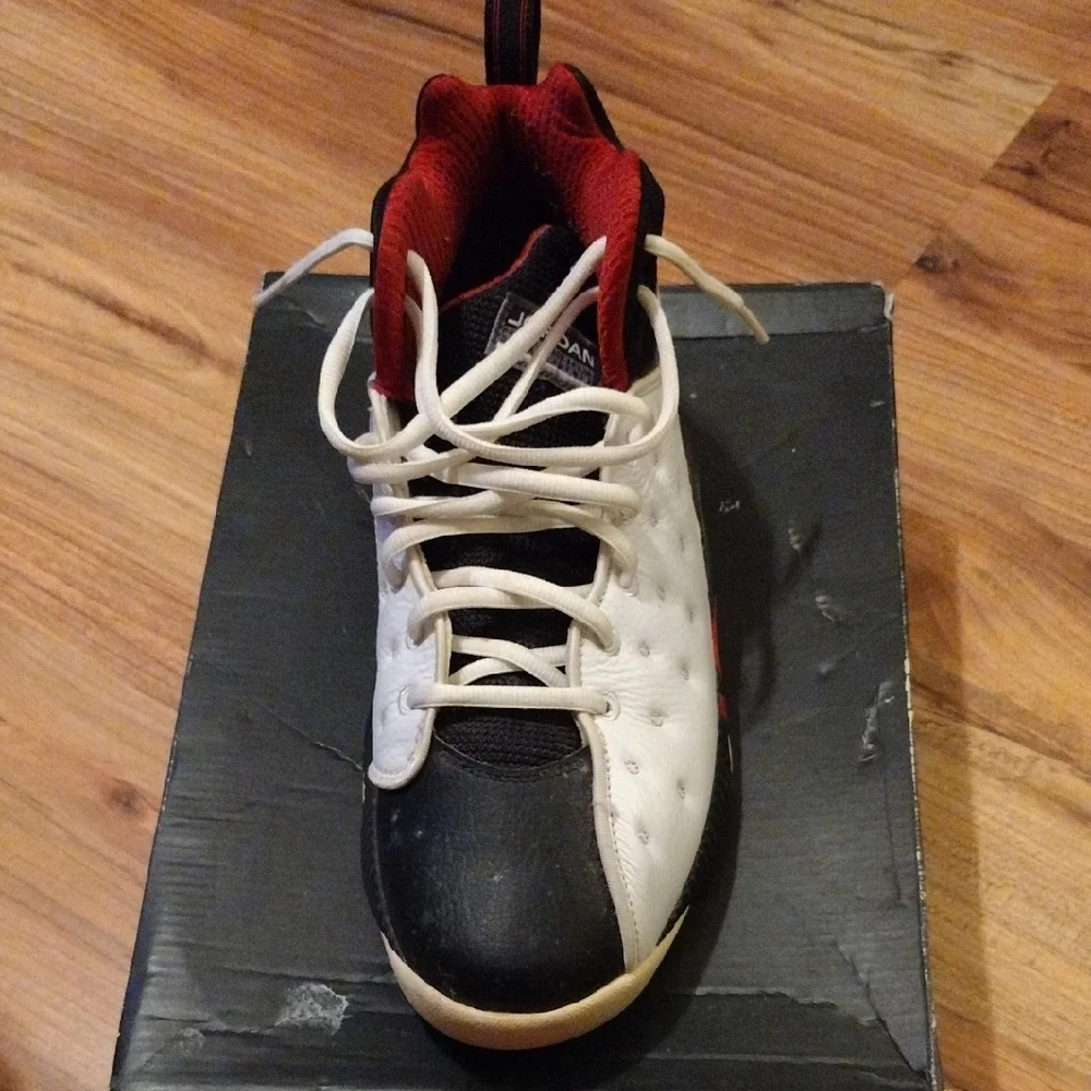 Jordan Black and White Sneakers - Picture 2 of 6